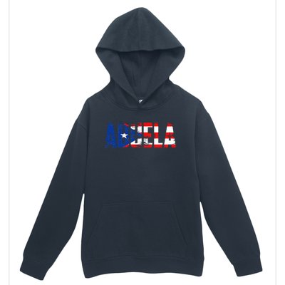 Abuela Puerto Rico Flag Pride Mothers Day Puerto Rican Women Urban Pullover Hoodie