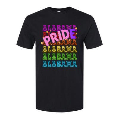 Alabama Pride Rainbow Lgbtq Pride Support Softstyle® CVC T-Shirt