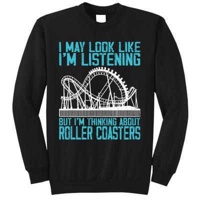 Amusement Park Riding Lover Funny Roller Coasters Rider Sweatshirt