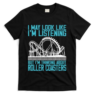 Amusement Park Riding Lover Funny Roller Coasters Rider T-Shirt