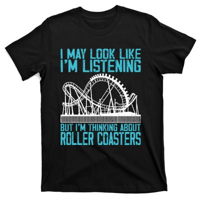 Amusement Park Riding Lover Funny Roller Coasters Rider T-Shirt