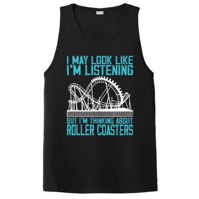 Amusement Park Riding Lover Funny Roller Coasters Rider PosiCharge Competitor Tank