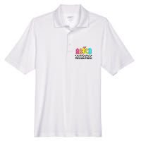 Abcd Preschool Rocks Pencil Lightning Teachers Rock Men's Origin Performance Pique Polo