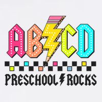 Abcd Preschool Rocks Pencil Lightning Teachers Rock Cooling Performance Crew T-Shirt