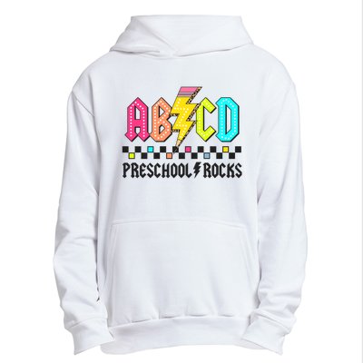 Abcd Preschool Rocks Pencil Lightning Teachers Rock Urban Pullover Hoodie