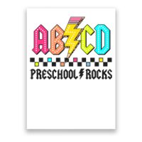 Abcd Preschool Rocks Pencil Lightning Teachers Rock Poster