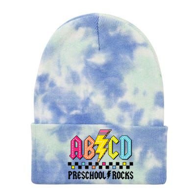 Abcd Preschool Rocks Pencil Lightning Teachers Rock Boy Tie Dye 12in Knit Beanie