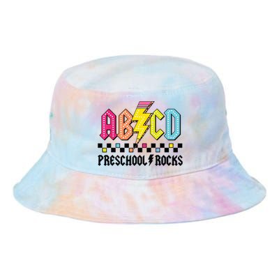 Abcd Preschool Rocks Pencil Lightning Teachers Rock Boy Tie Dye Newport Bucket Hat