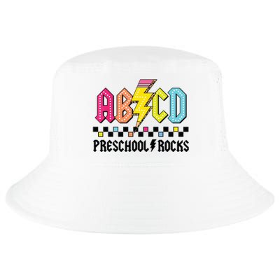 Abcd Preschool Rocks Pencil Lightning Teachers Rock Boy Cool Comfort Performance Bucket Hat