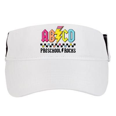 Abcd Preschool Rocks Pencil Lightning Teachers Rock Boy Adult Drive Performance Visor