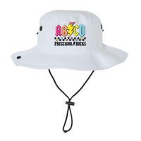 Abcd Preschool Rocks Pencil Lightning Teachers Rock Boy Legacy Cool Fit Booney Bucket Hat