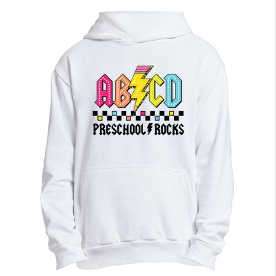 Abcd Preschool Rocks Pencil Lightning Teachers Rock Boy Urban Pullover Hoodie