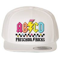 Abcd Preschool Rocks Pencil Lightning Teachers Rock Boy Wool Snapback Cap