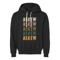 Askew Personalized Reunion Matching Family Name Garment-Dyed Fleece Hoodie