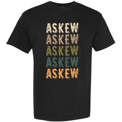 Askew Personalized Reunion Matching Family Name Garment-Dyed Heavyweight T-Shirt
