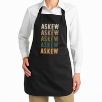 Askew Personalized Reunion Matching Family Name Full-Length Apron With Pockets