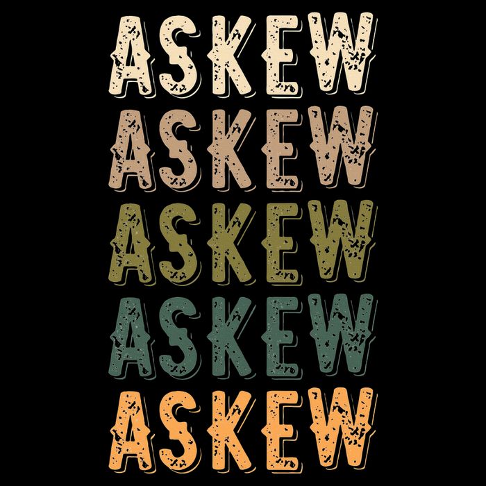 Askew Personalized Reunion Matching Family Name Full-Length Apron With Pockets