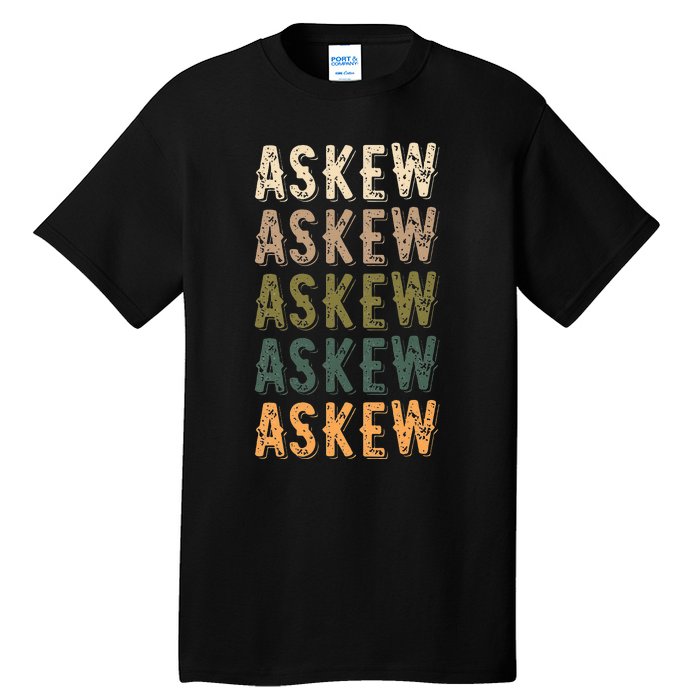 Askew Personalized Reunion Matching Family Name Tall T-Shirt