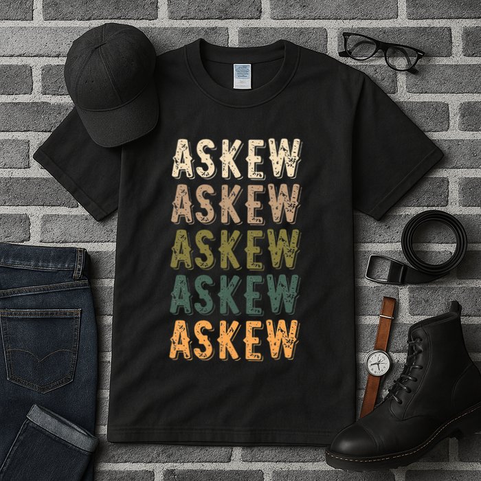 Askew Personalized Reunion Matching Family Name Tall T-Shirt