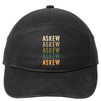 Askew Personalized Reunion Matching Family Name 7-Panel Snapback Hat