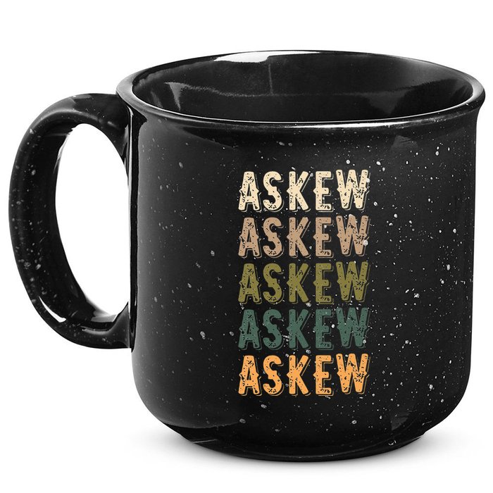 Askew Personalized Reunion Matching Family Name 15oz Campfire Ceramic Mug