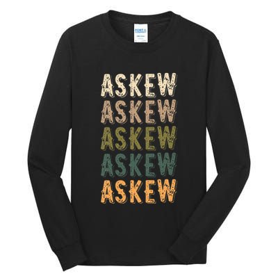 Askew Personalized Reunion Matching Family Name Tall Long Sleeve T-Shirt