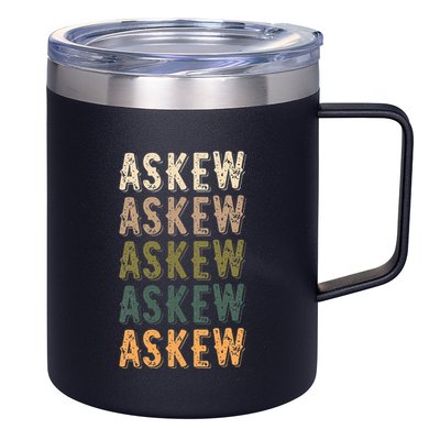 Askew Personalized Reunion Matching Family Name 12oz Stainless Steel Coffee Mug