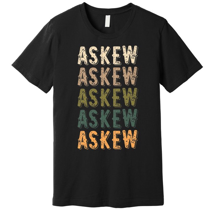 Askew Personalized Reunion Matching Family Name Premium T-Shirt