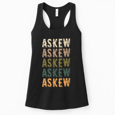 Askew Personalized Reunion Matching Family Name Womens Tank Top