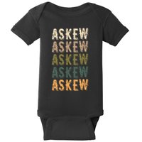 Askew Personalized Reunion Matching Family Name Baby Bodysuit