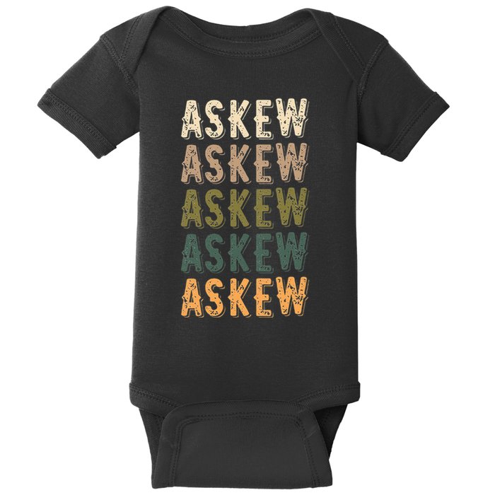 Askew Personalized Reunion Matching Family Name Baby Bodysuit