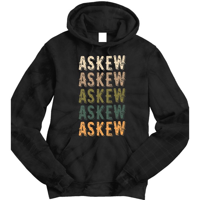 Askew Personalized Reunion Matching Family Name Tie Dye Hoodie