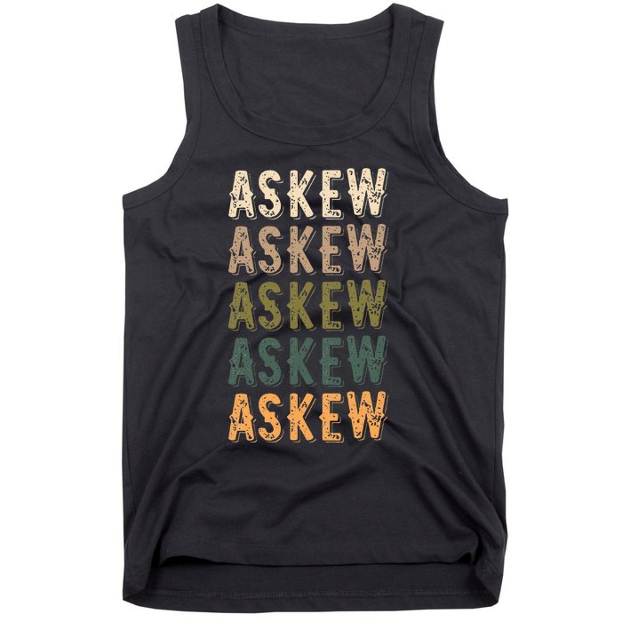 Askew Personalized Reunion Matching Family Name Tank Top