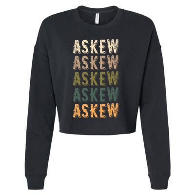 Askew Personalized Reunion Matching Family Name Cropped Pullover Crew