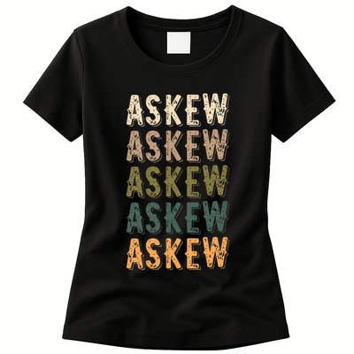 Askew Personalized Reunion Matching Family Name Womens T-Shirt