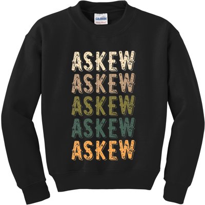 Askew Personalized Reunion Matching Family Name Kids Sweatshirt