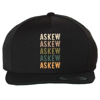 Askew Personalized Reunion Matching Family Name Wool Snapback Cap