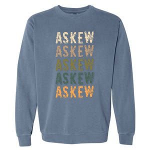 Askew Personalized Reunion Matching Family Name Garment-Dyed Sweatshirt