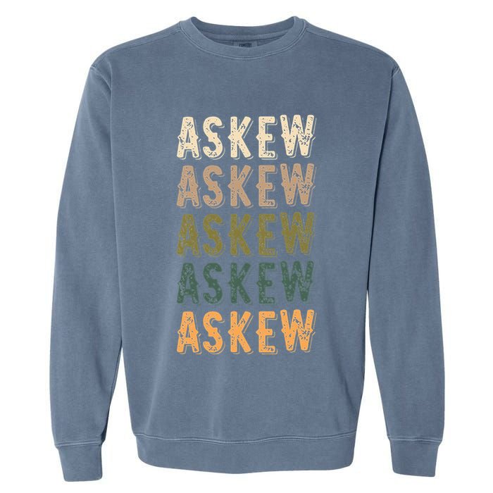Askew Personalized Reunion Matching Family Name Garment-Dyed Sweatshirt