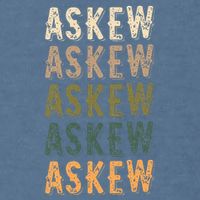 Askew Personalized Reunion Matching Family Name Garment-Dyed Sweatshirt