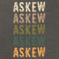 Askew Personalized Reunion Matching Family Name Cotton Canvas Backpack