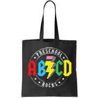 Abcd Preschool Rocks 1st Day Prek Teacher Back To School Tote Bag