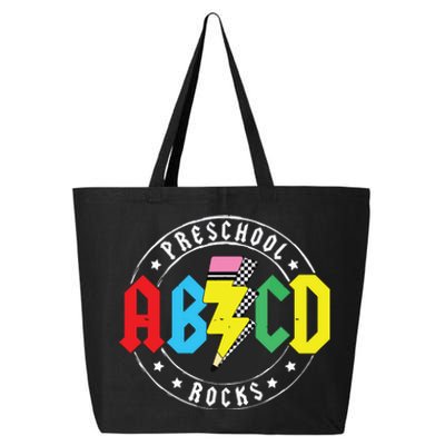 Abcd Preschool Rocks 1st Day Prek Teacher Back To School 25L Jumbo Tote