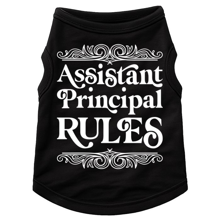 Assistant Principal Rules For Assistant Principals Gift Doggie Tank