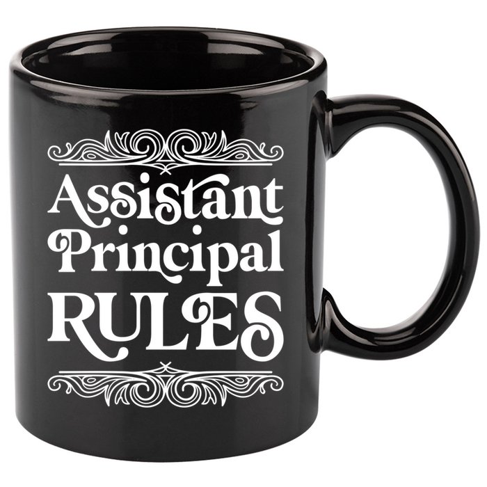 Assistant Principal Rules For Assistant Principals Gift 11oz C Handle Ceramic Mug