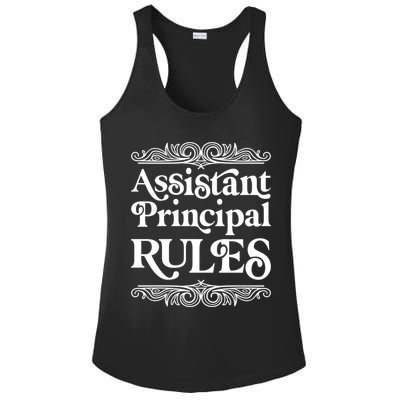 Assistant Principal Rules For Assistant Principals Gift Ladies PosiCharge Competitor Racerback Tank