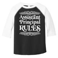 Assistant Principal Rules For Assistant Principals Gift Toddler Fine Jersey T-Shirt