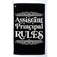Assistant Principal Rules For Assistant Principals Gift Golf Towel
