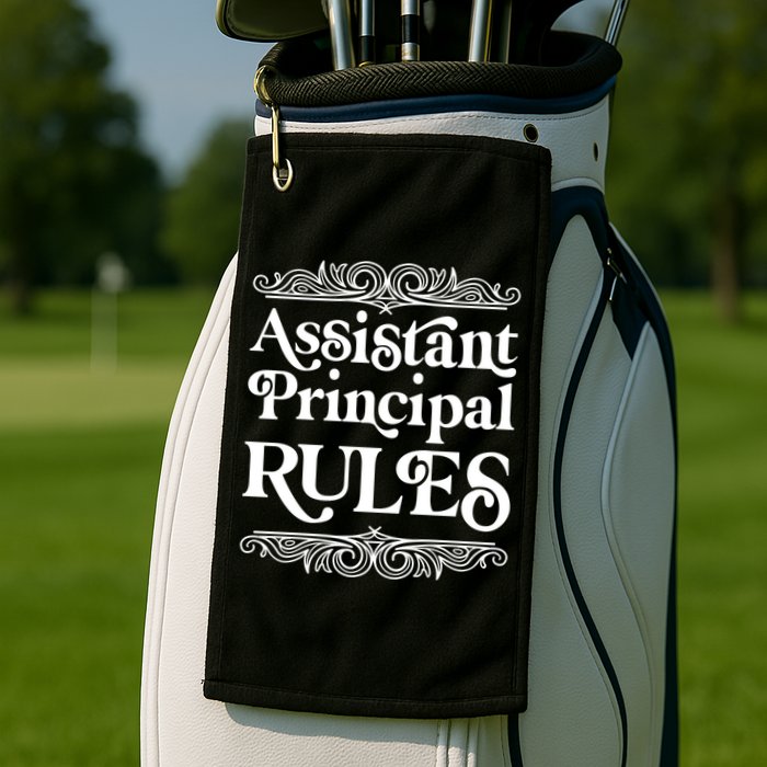 Assistant Principal Rules For Assistant Principals Gift Golf Towel