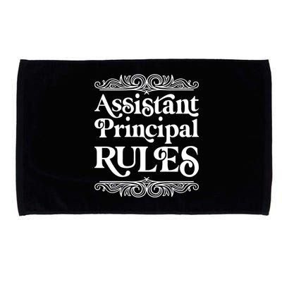 Assistant Principal Rules For Assistant Principals Gift Microfiber Hand Towel